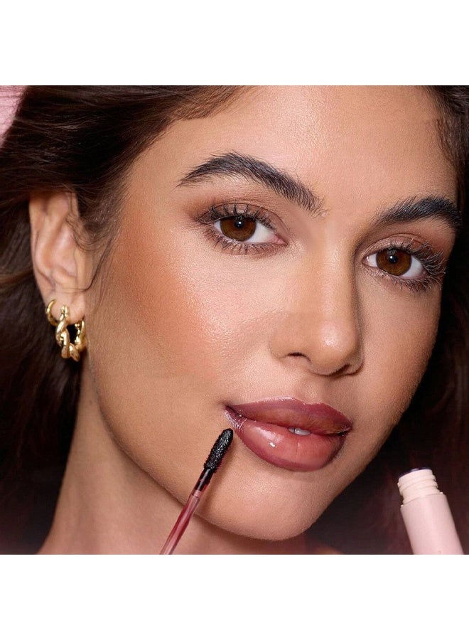 OLIBOLLA Peel Off Lip Liner Stain-Lip Liner Peel Off Lip Liner With Matte Finish, Long Lasting Lip Stain Peel Off Waterproof Plumps Up Lip Colour Lip Liner, Natural Instant Peel Off Lip Stain (#02) - Image 3